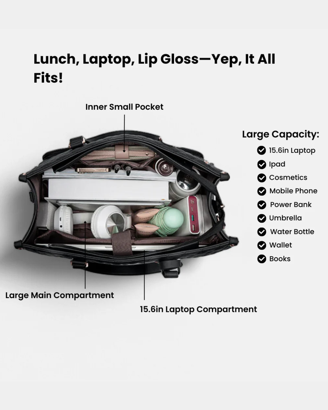The Grip & Grace 3 in 1 Lunch Tote